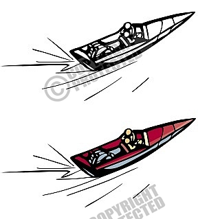 Race Boats Colouring Pages  Page 3