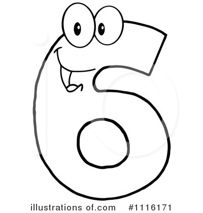 Six Clipart  1116171   Illustration By Hit Toon