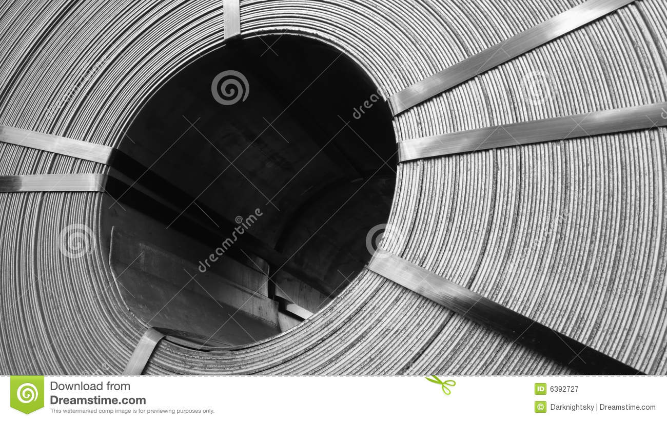 Steel Coils Royalty Free Stock Photography   Image  6392727