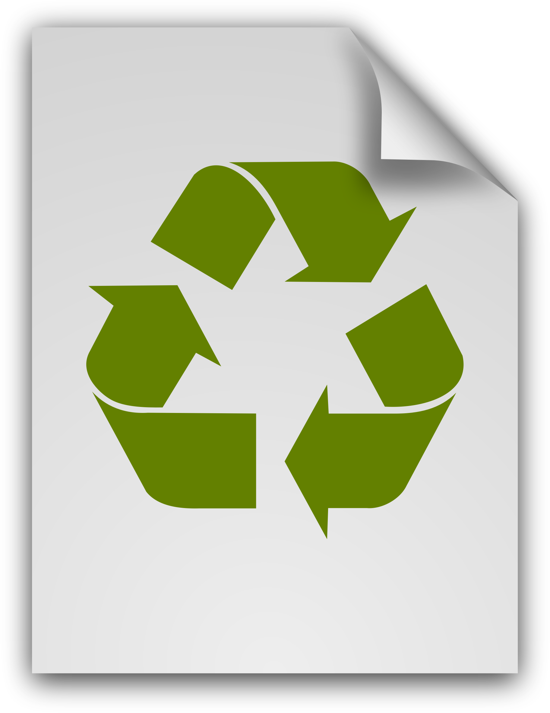 Trash Document Icon By Sixsixfive