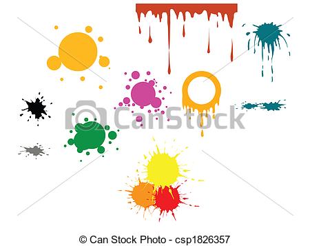 Vector Spots   Various Spots And    Csp1826357   Search Eps Clipart