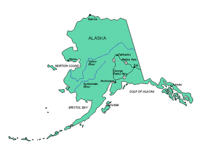 Alaska Map   Powerpoint Maps