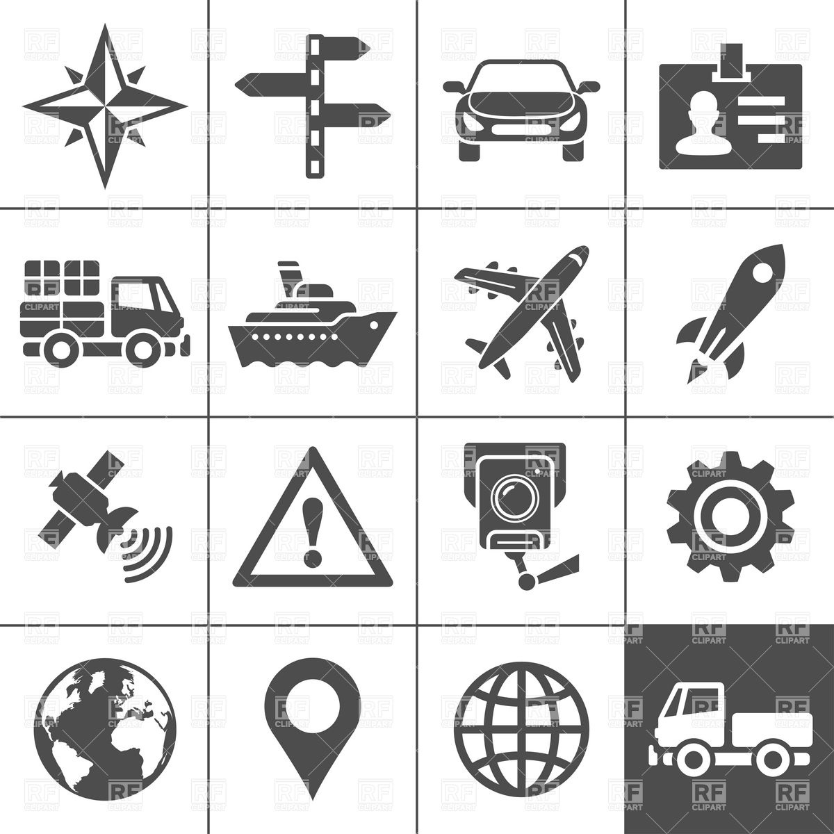 And Navigation Icons Download Royalty Free Vector Clipart  Eps