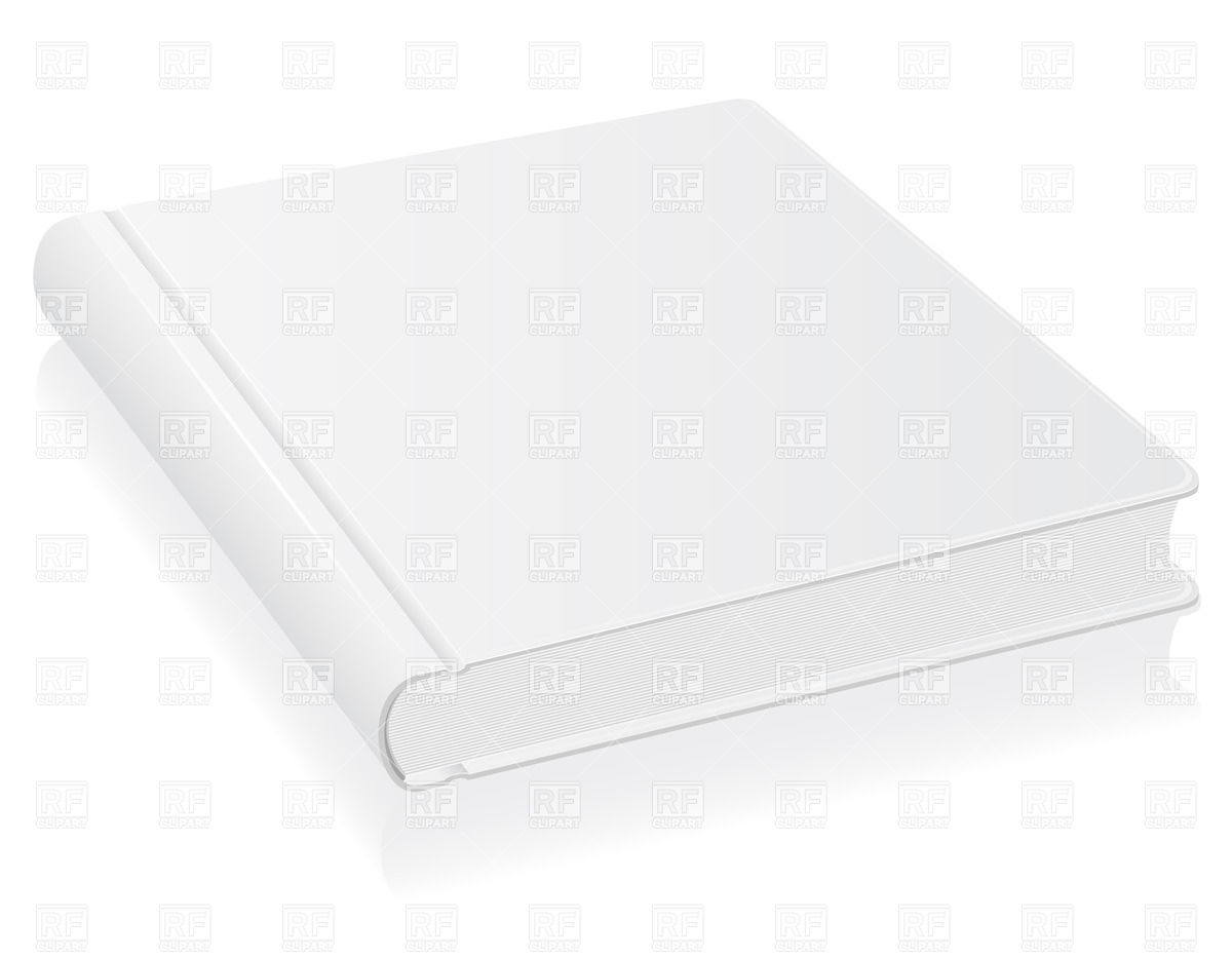 Blank White Book 24724 Objects Download Royalty Free Vector Clipart