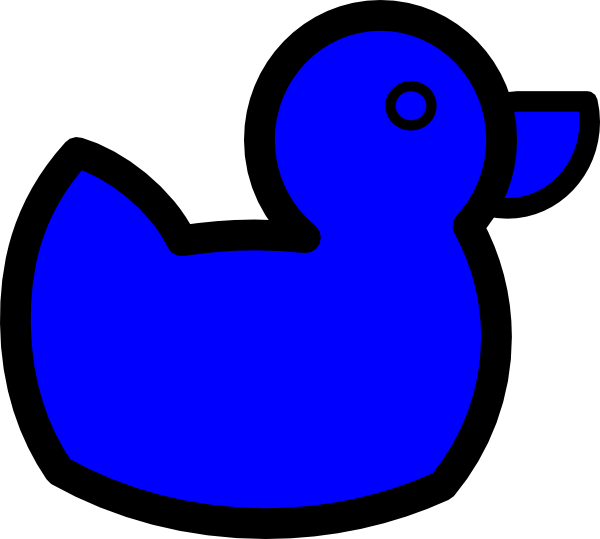 Blue Duck Clip Art At Clker Com   Vector Clip Art Online Royalty Free