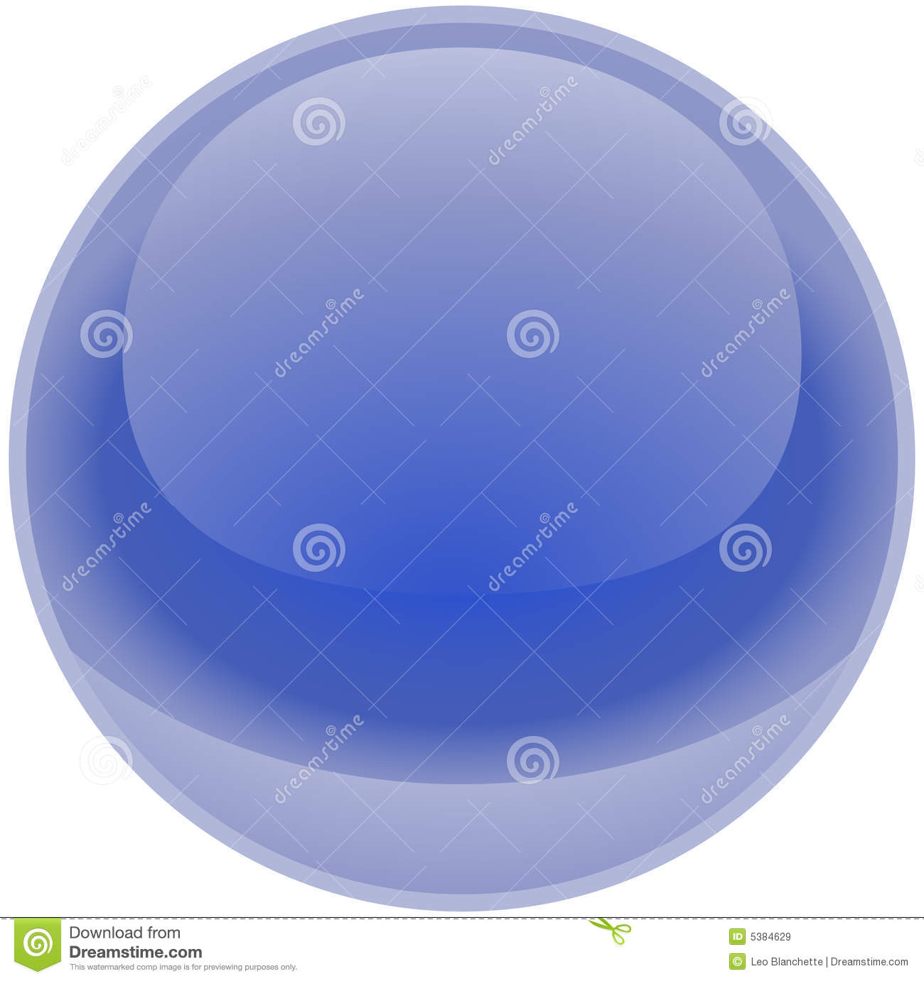 Blue Orb Royalty Free Stock Images   Image  5384629