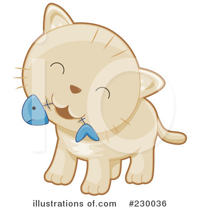 Cartoon Seal Eating A Fish Royalty Free Clipart Picture