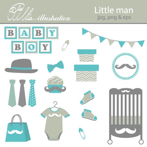 Clipart Graphics Baby Boys Little Man Man Clipart Baby Clipart
