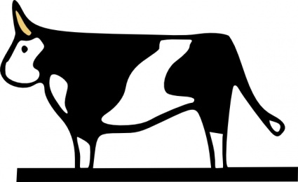Cow Head Silhouette Clip Art Farming Cow Clip Art Jpg
