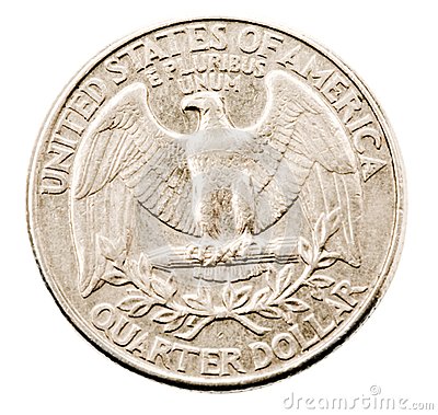 Eagle Quarter Clipart Us Quarter Dollar Coin