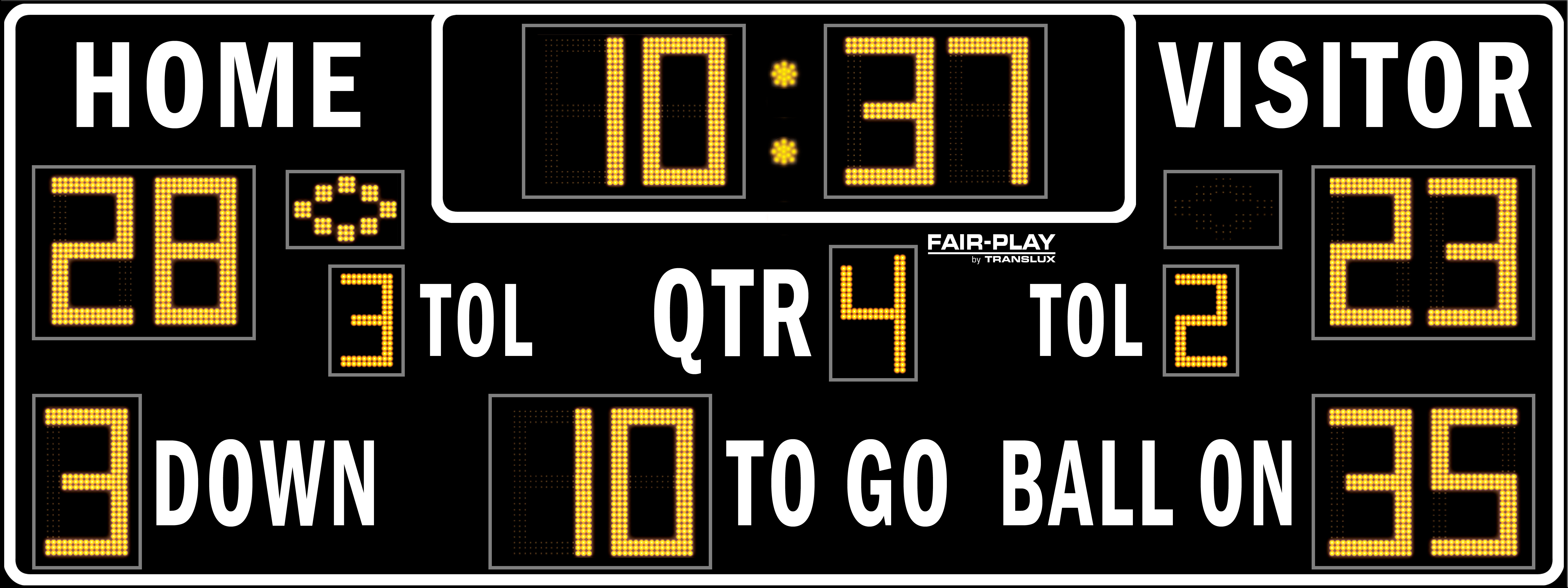 Fb 8120 2 Football Scoreboard