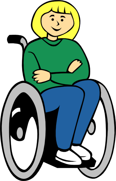 Free Woman In Wheelchair Clip Art