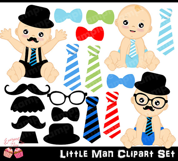 Little Man Clipart Set By 1everythingnice On Etsy