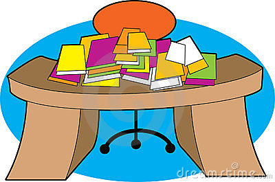 Messy Desk Royalty Free Stock Image   Image  1428936