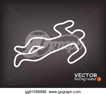     Painted On The Ground Vector Background  Clipart Drawing Gg61096686