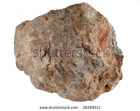 Stone Rock Clipart Large Rock Stone Isolated On A