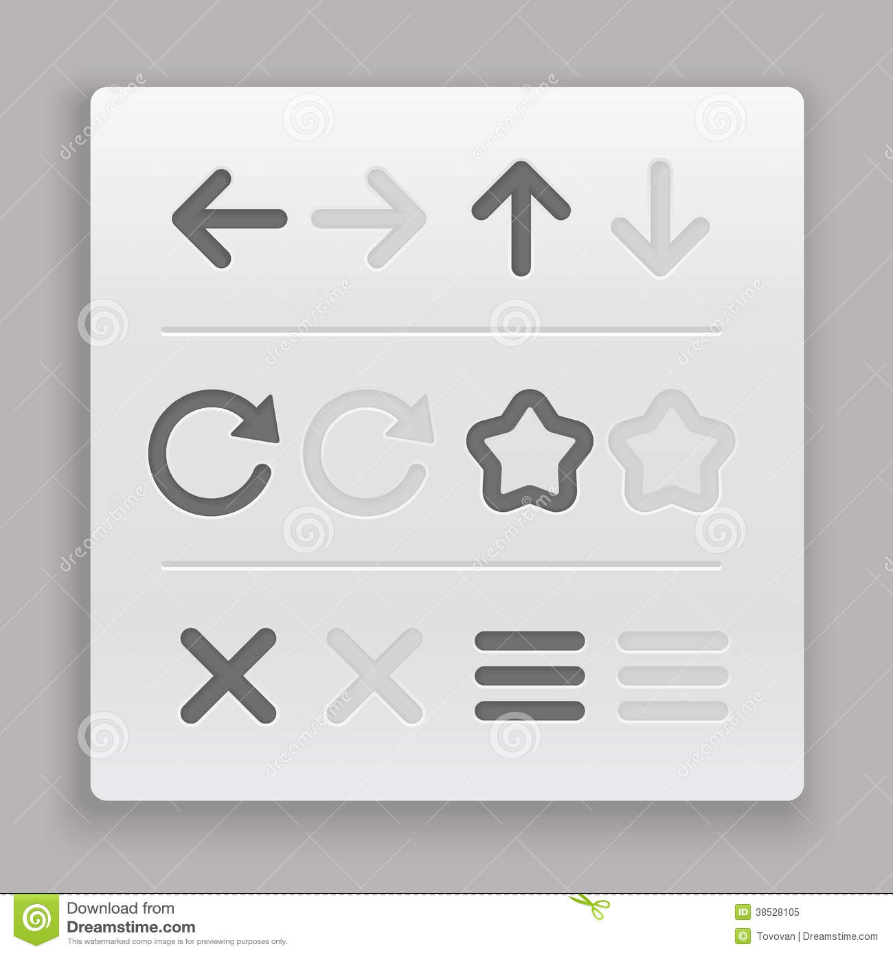 Web Navigation Buttons Clip Art Royalty Free Stock Photo   Image