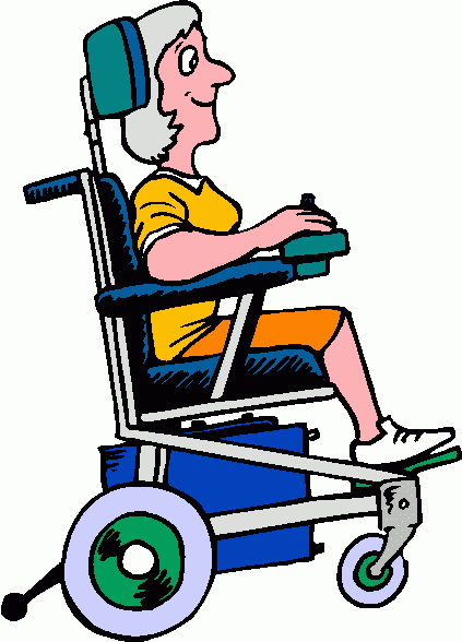 Woman In Wheelchair 4 Clipart   Woman In Wheelchair 4 Clip Art