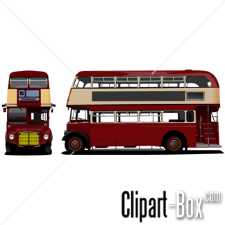 Bus Side Png Clipart London Bus   Front Side View Royalty Free Vector    