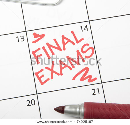 Calendar Reminder Final Exams Stock Photo 74225197   Shutterstock