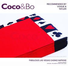 Cocobo Fabulous Las Vegas Casino Paper Napkins 3 Ply Card Suit Party