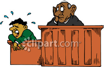 Court Case Clipart Student In Court