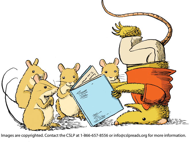 Embedded Possum And Mice Reading