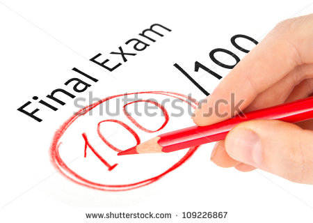 Final Exams Clipart Final Exam Marked With 100