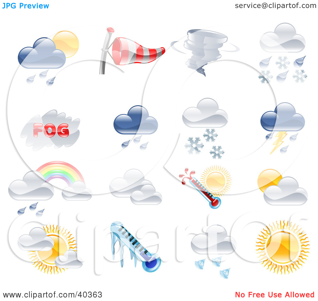 Foggy Weather Clip Art Clipart Illustration Of Shiny