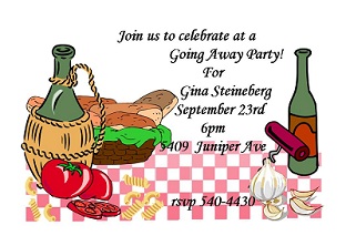 Going Away Party Clip Art Going Away Party Invitations