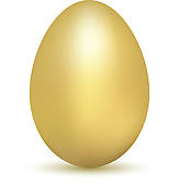 Golden Egg   Clipart Graphic