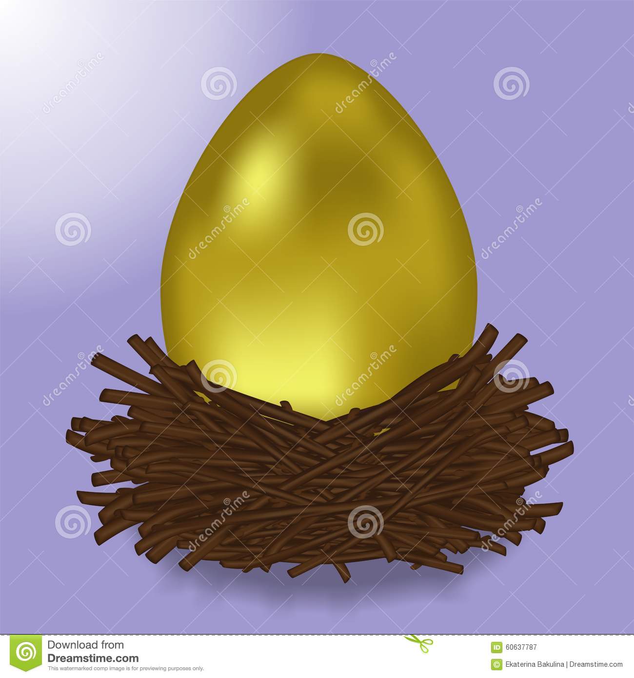 Golden Egg Stock Illustration   Image  60637787