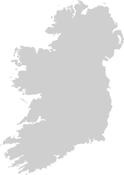 Grey Filled Map Of Ireland   No Trans Clip Art At Clker Com   Vector