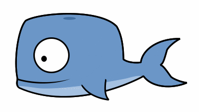 How To Draw A Cartoon Whale