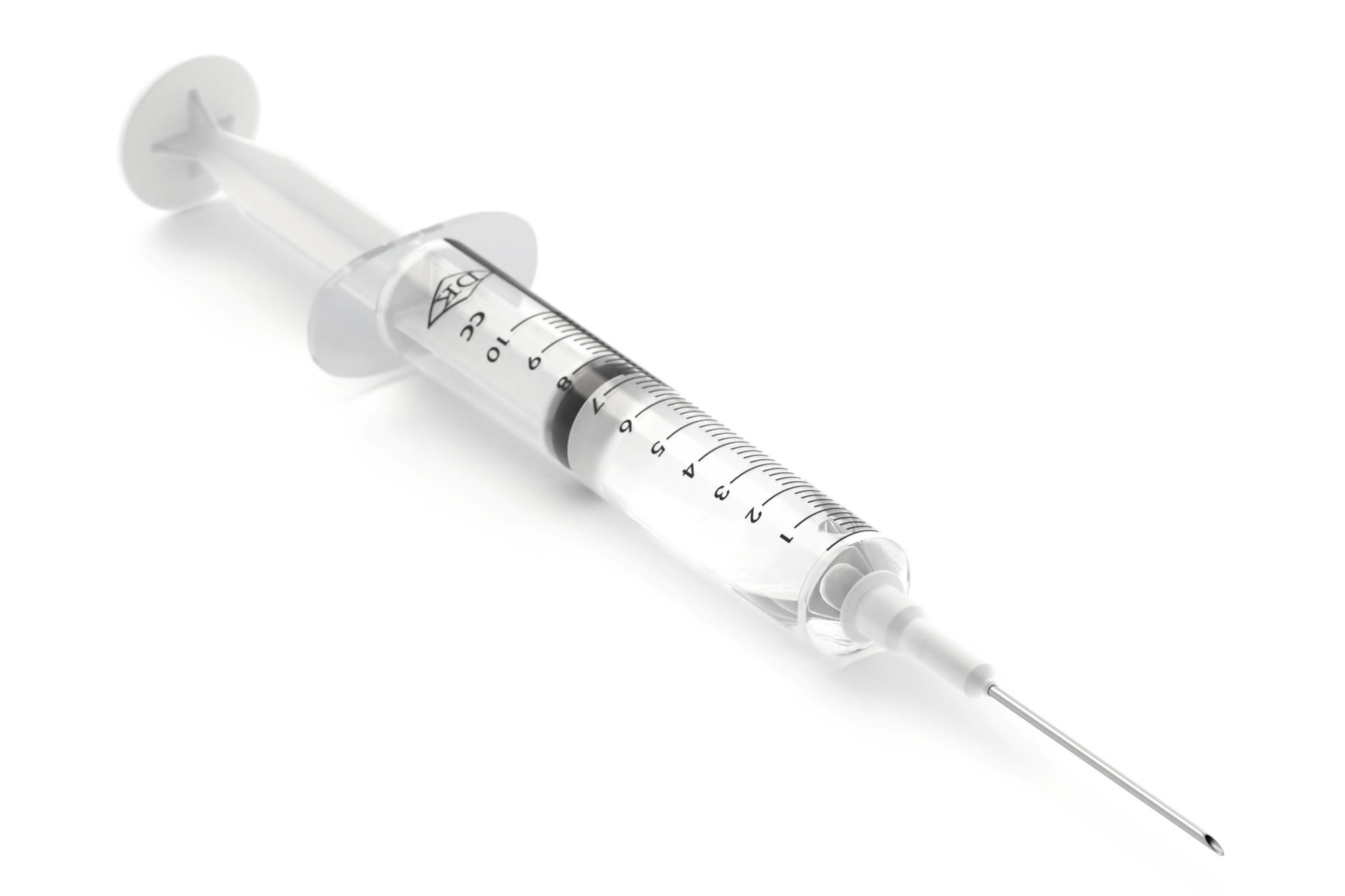 Medical Syringe Isolated Over A White Background    The Observation    