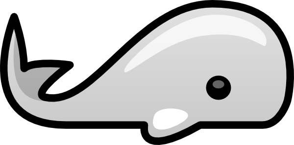 Small Cartoon Whale Clip Art At Clker Com   Vector Clip Art Online