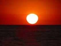Sunset Cabuyal Beach Royalty Free Stock Photo