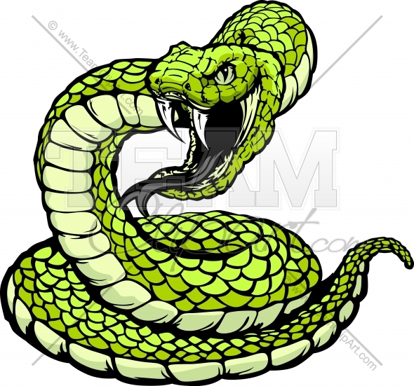 Viper Snake Head Clip Art Striking Viper Or Coiled Snake
