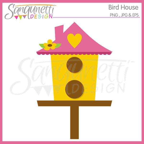 Bird House Clipart