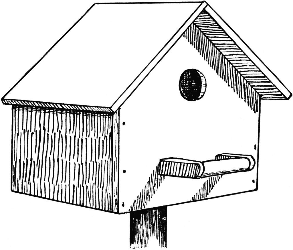 Bird House   Clipart Etc