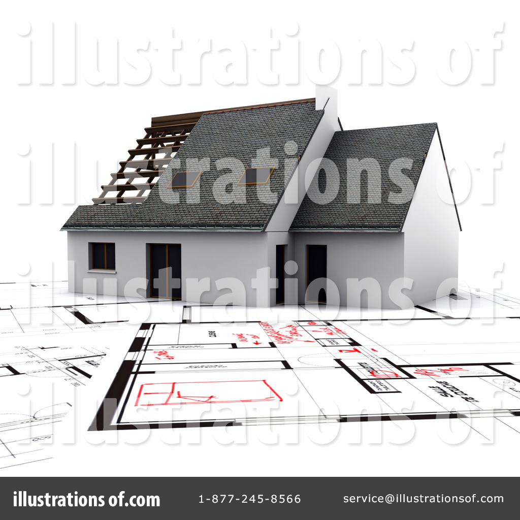 Blueprints Clipart  40517 By Franck Boston   Royalty Free  Rf  Stock