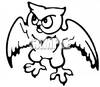 Cartoon Owl Mascot Clipart Image