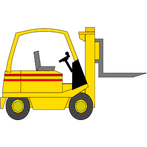 Fork Lift Truck Clipart Cliparts Of Fork Lift Truck Free Download    