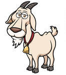 Illustration Of Goat Cartoon Vector Illustration Of Goat Cartoon