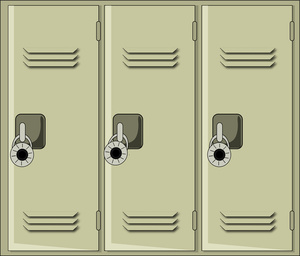 Lockers Clipart Image  Row Of School Lockers  Lockers Clip Art Images