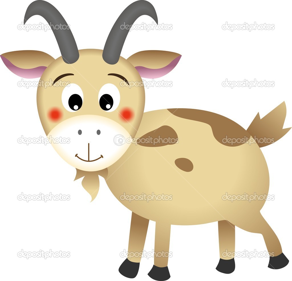 Lovely Goat   Stock Vector   Socris79  8186934