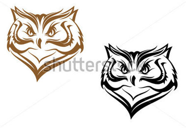 Owl Mascot For Tattoo Design Such A Logo  Jpeg Version Also Available    