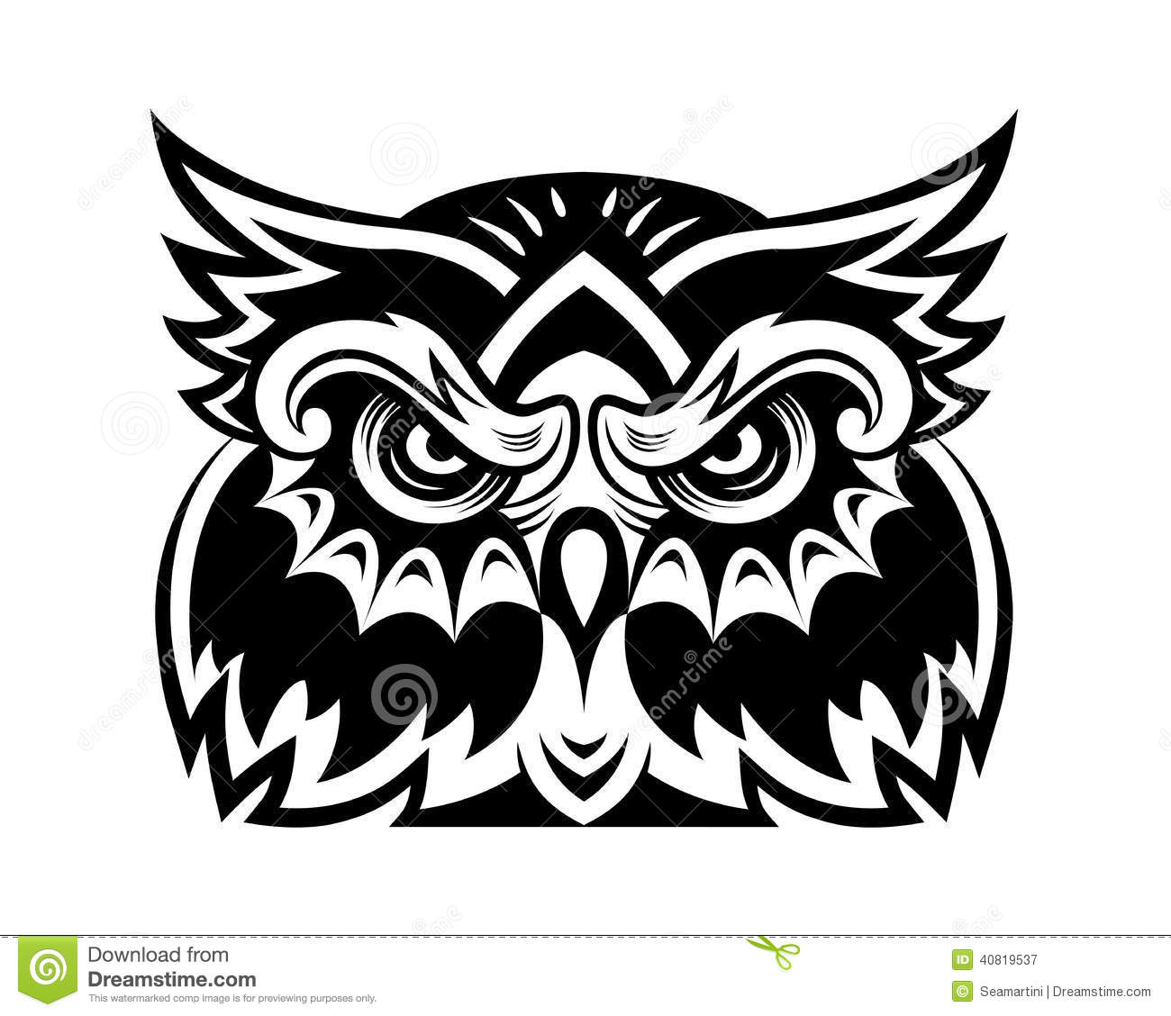 Owl Mascot Stock Vector   Image  40819537