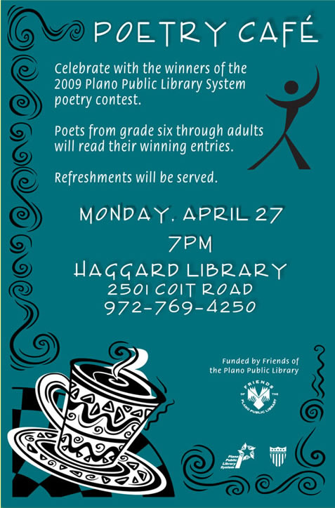 Poetry Cafe Clipart Cafe Poetry Poster 