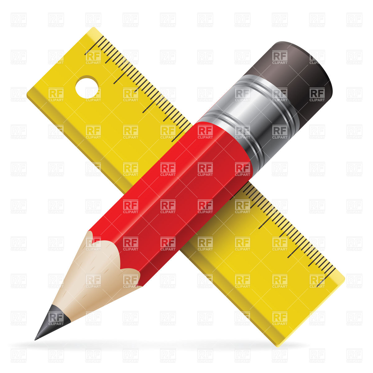School Education Tool Free Ruler Geometry Measuring Rulers Penggaris